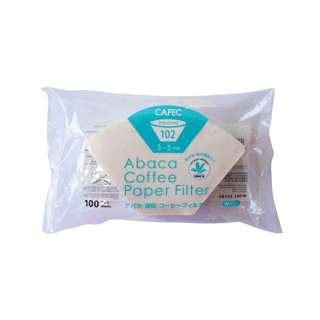 CAFEC Abaca Trapezoid Filter Paper 4Cup (White)