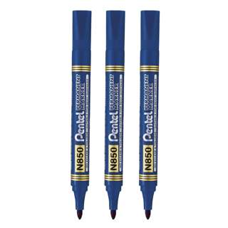 PENTEL MN850 Permanent Marker Bullet Tip - Blue