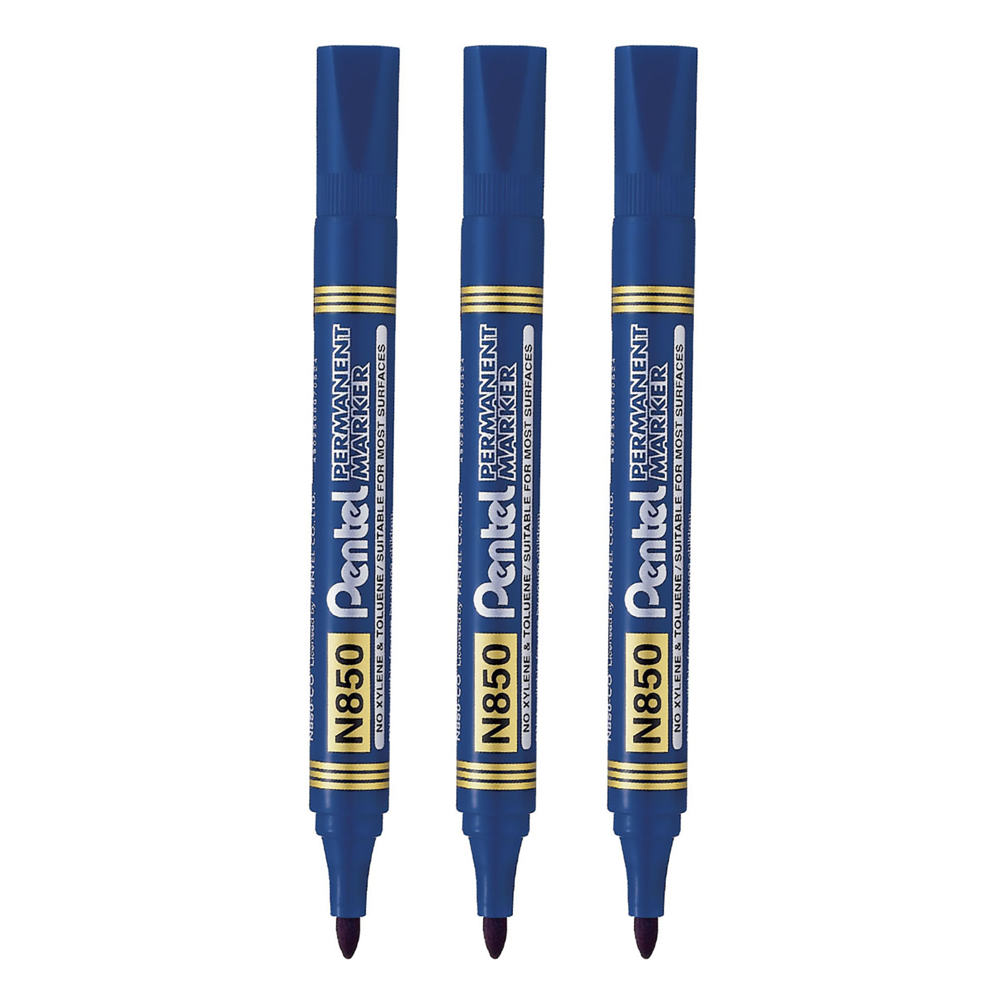 PENTEL MN850 Permanent Marker Bullet Tip - Black | NTUC FairPrice