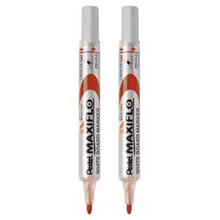PENTEL MWL5S Maxiflo Whiteboard Marker Bullet Tip - Red