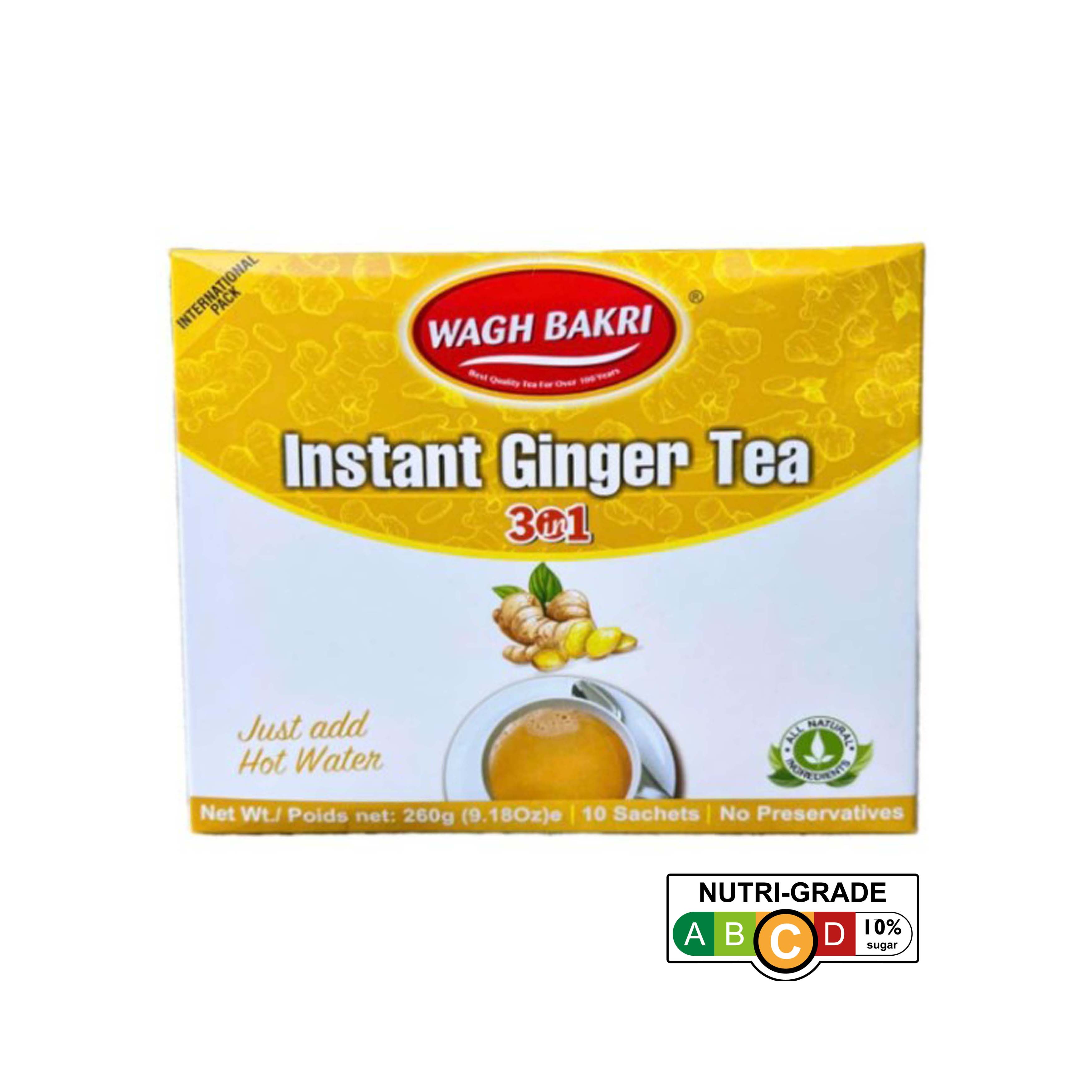 Wagh Bakri Instant Ginger tea 3-in-1 | NTUC FairPrice