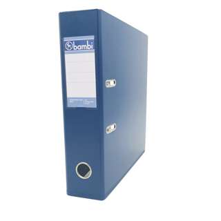 A4 PVC Arch File Blue 3