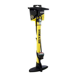 Steve & Leif Cosmic Yellow Floor Pump