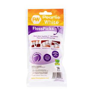 Pearlie White FlossPick Y