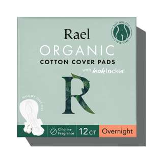 Rael Organic Cotton Cover Pads - Overnight