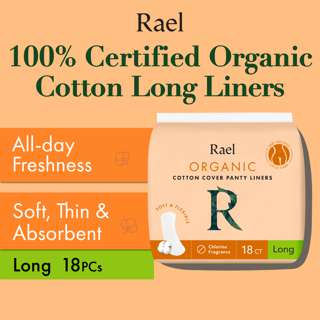 Rael Organic Cotton Cover Panty Liners - Long Rael Organic Cotton Cover Panty Liners - Long