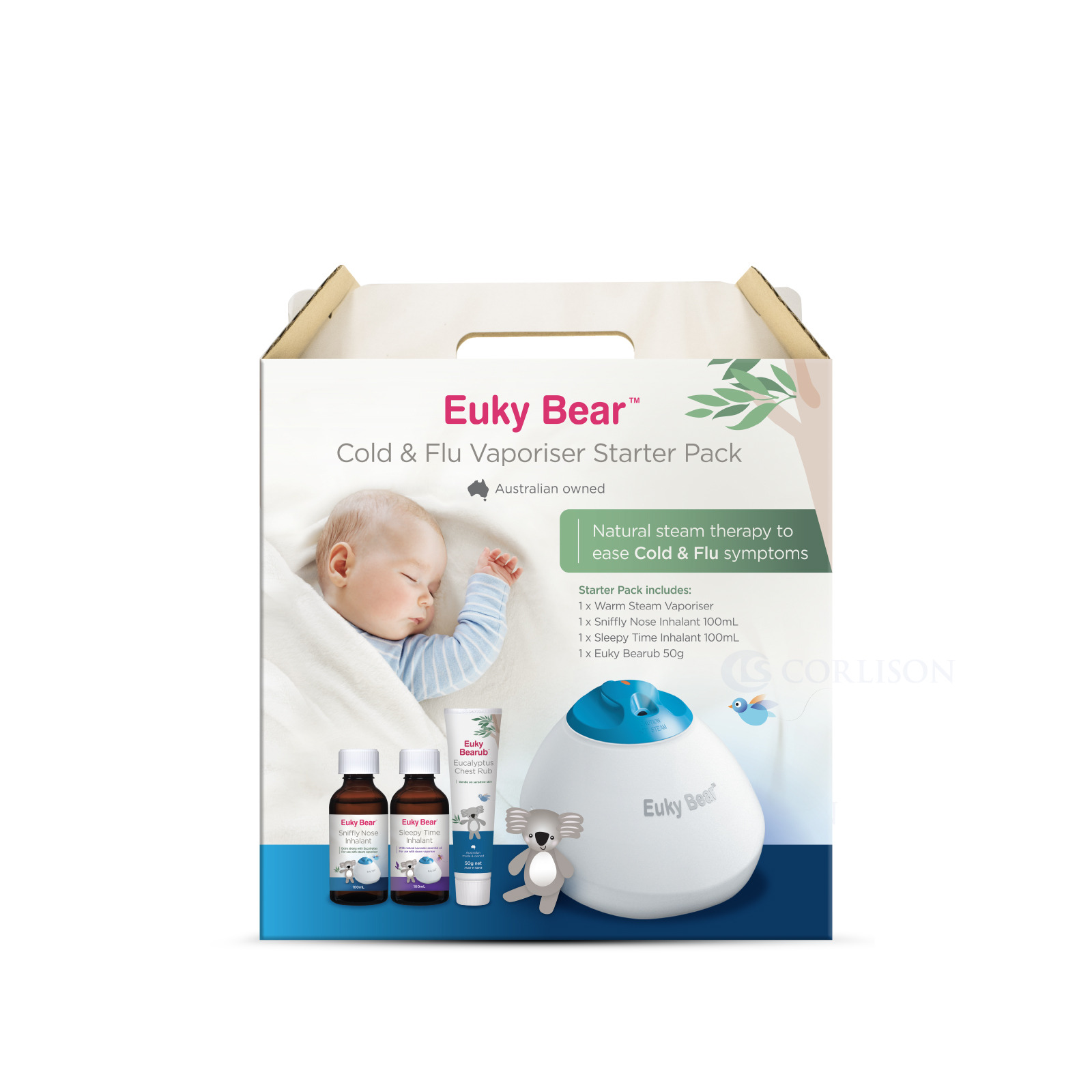 Euky Bear Steam Vaporiser Starter Pack