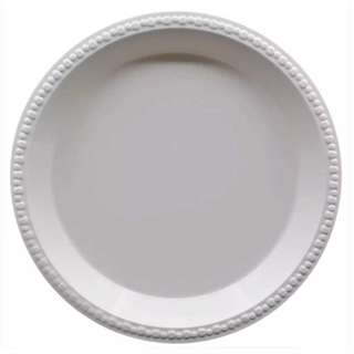 MTRADE Disposable 10 Inch White Plastic Plates