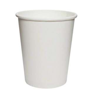 MTRADE Disposable 8 Oz White Paper Cups