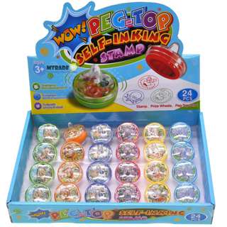 MTRADE Zoo Animal Peg-Top Stamper