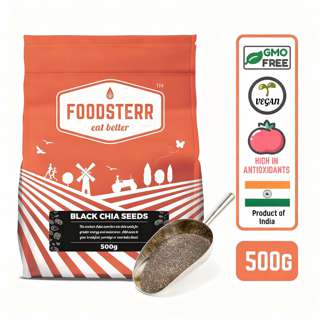 Foodsterr Peruvian Black Chia Seeds Foodsterr Peruvian Black Chia Seeds