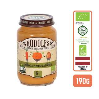 Rudolfs Organic Carrot Pumpkin and Potato Puree