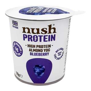 Nush Blueberry High Protein Almond Yogurt Vegan & Dairy Free Nush Blueberry High Protein Almond Yogurt Vegan & Dairy Free