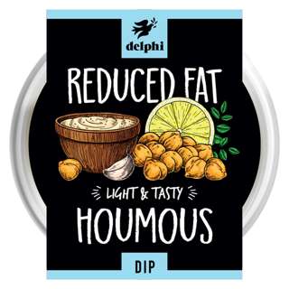 Delphi Fresh Low Fat Hummus Dip Gluten and Dairy Free Vegan