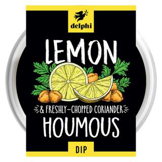 Delphi Lemon and Coriander Hummus Dip Delphi Lemon and Coriander Hummus Dip