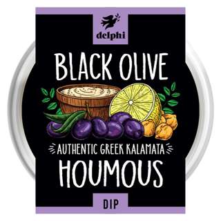 Delphi Fresh Black Olive Hummus Dip