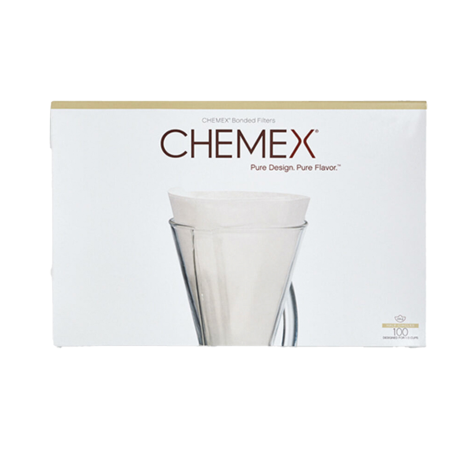 Chemex FP-2 Filtri Per Caffè A Mezzaluna - 200 Pezzi Bonded Unfolded Per Chemex CM-1 - Inclusa Guida FOXGALLERY