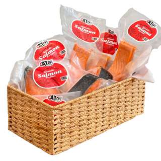Catch Seafood Salmon Portion Pack of 9 - Frozen