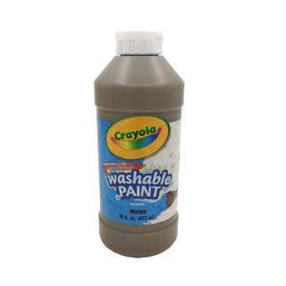 Crayola Washable Paint (16 Oz) Brown
