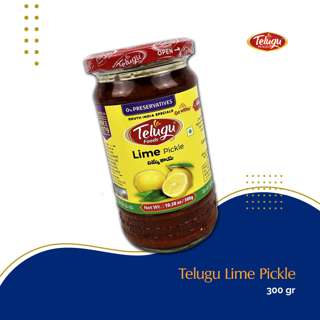 Telugu Lime Pickle 300G -- By Dashmesh
