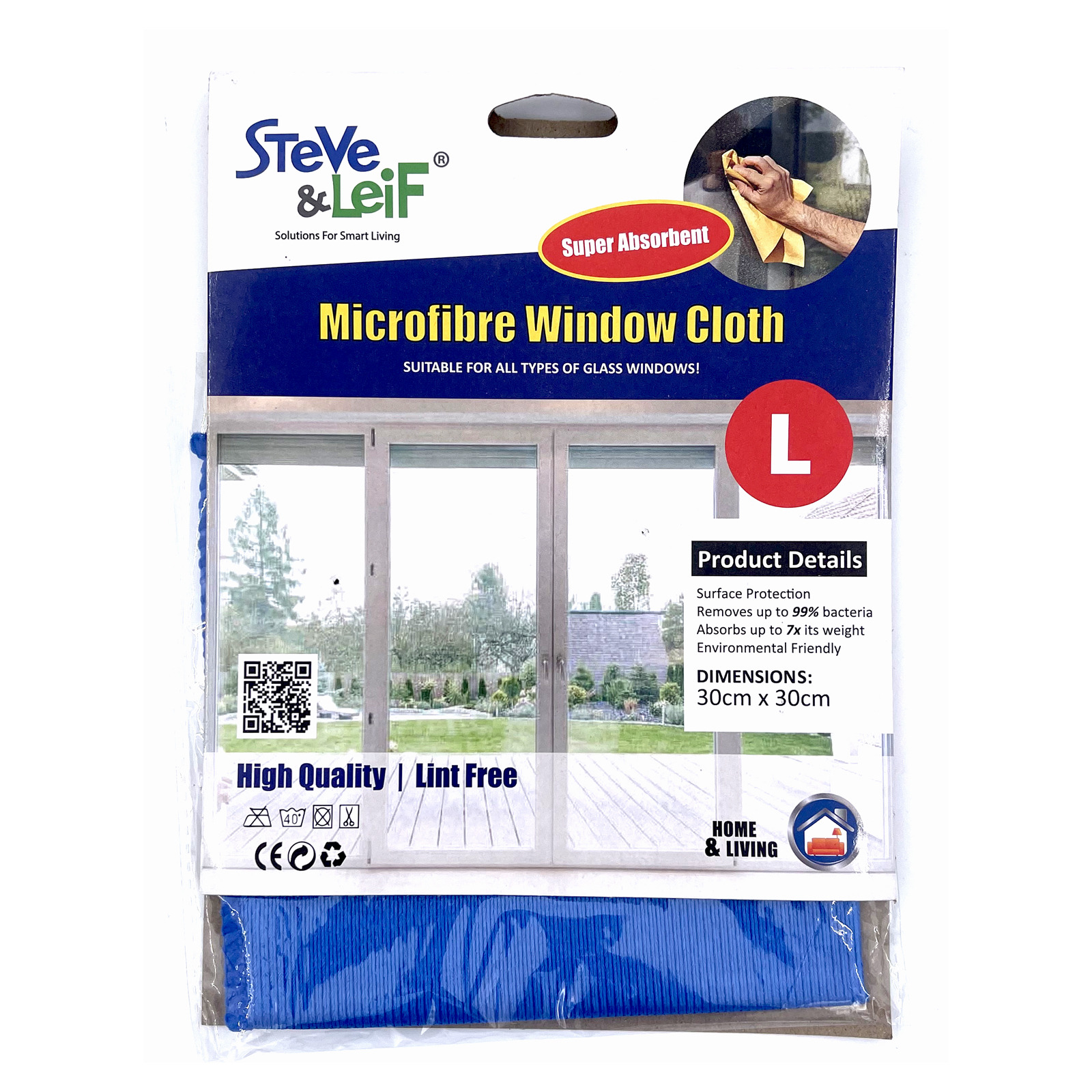 Steve & Leif Microfiber Window Cleaning Cloth NTUC FairPrice