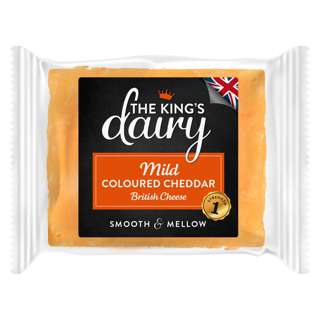 The King's Dairy Mild Coloured Cheddar Cheese The King's Dairy Mild Coloured Cheddar Cheese