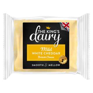 The King's Dairy Mild White Cheddar Cheese The King's Dairy Mild White Cheddar Cheese