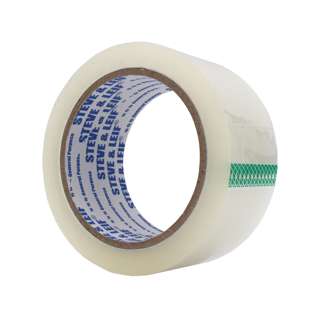 Steve & Leif Clear Opp Carton/Packaging Sealing Tape (40Y)48m Steve & Leif Clear Opp Carton/Packaging Sealing Tape (40Y)48m