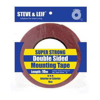 Steve & Leif White Double Sided PE Foam Tape (24mm x 10m)