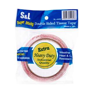 Steve & Leif Super Sticky Double Sided Tissue Tape (24mmx10m)