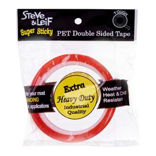 Steve & Leif Double Sided Clear PET Tape (24mm x 10m)