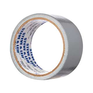 Steve & Leif Silver Cloth Tape Sliver (48mm x 7m)