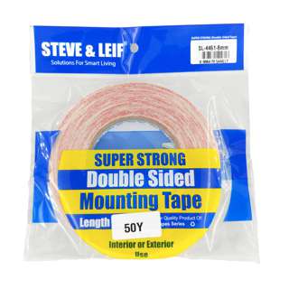 Steve & Leif Super Sticky Double Sided Tissue Tape (50Y) 8MM