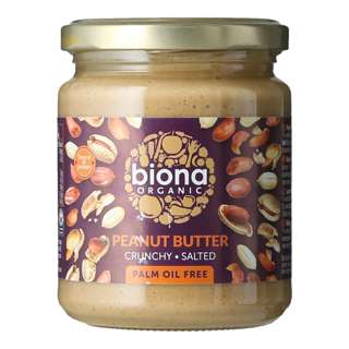 Biona Organic Peanut Butter Crunchy with Sea salt