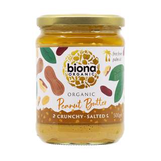 Biona Organic Peanut Butter Crunchy with Sea salt