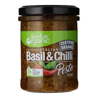 Absolute Organic Basil Chili Pesto Absolute Organic Basil Chili Pesto