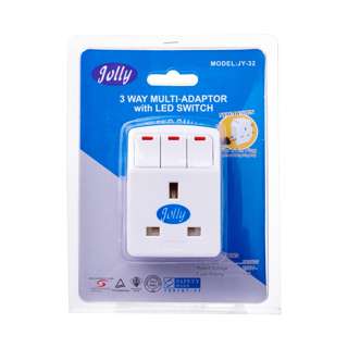 SUM Jolly 3 Way Multi Adaptor