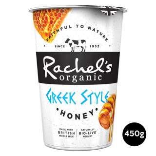 Rachel's Organic Greek Style Honey Bio-Live Yoghurt
