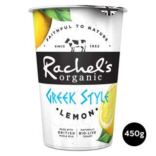 Rachel's Organic Greek Style Lemon Bio-Live Yoghurt Rachel's Organic Greek Style Lemon Bio-Live Yoghurt