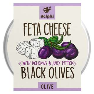 Delphi Pitted Black Olives With Feta Cheese Delphi Pitted Black Olives With Feta Cheese