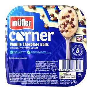 Muller Crunch Corner Vanilla Chocolate Balls