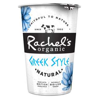 Rachel's Organic Greek Style Natural Stirred Bio-Live Yoghurt Rachel's Organic Greek Style Natural Stirred Bio-Live Yoghurt