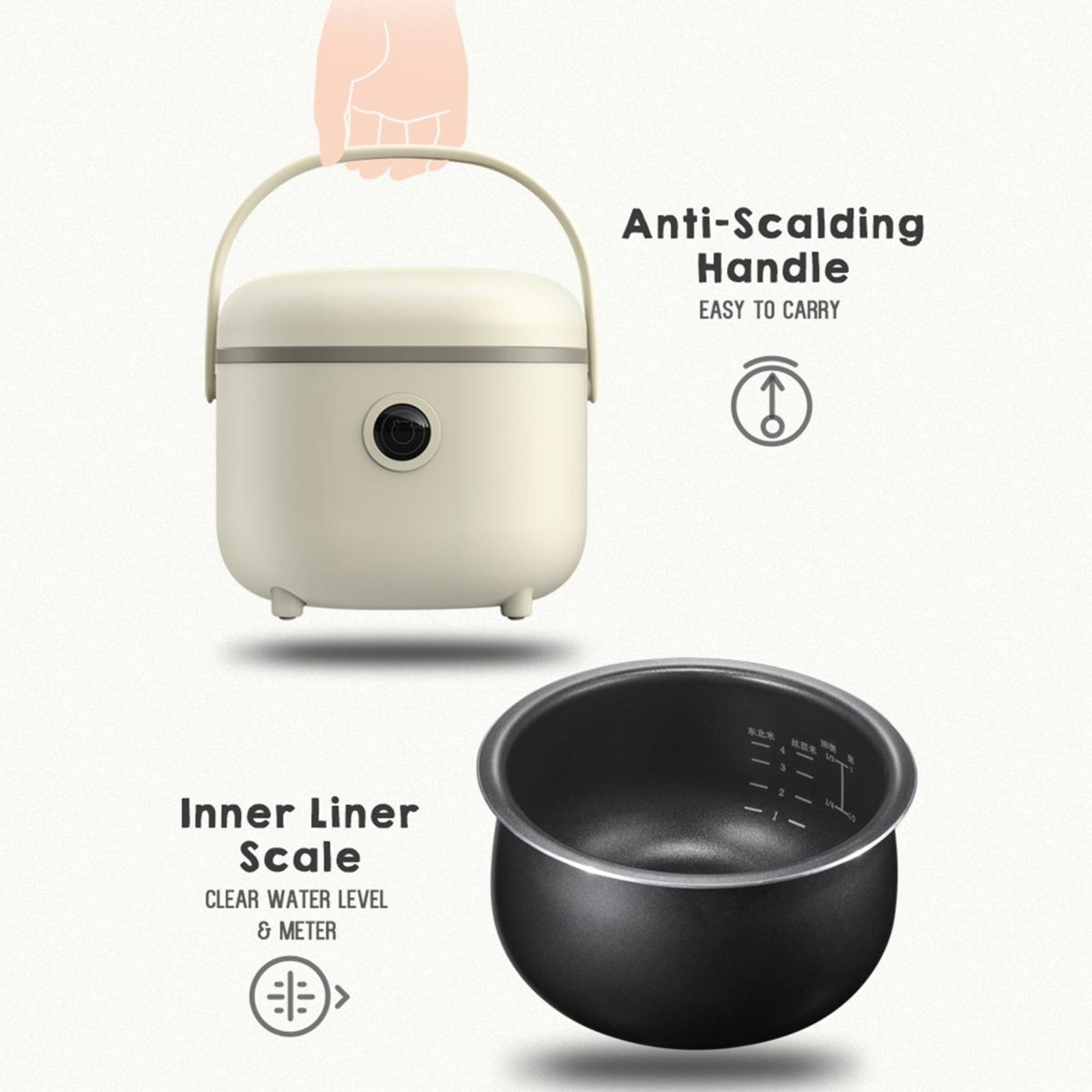 Bear Mini Rice Cooker DFB-B20A1 NTUC FairPrice