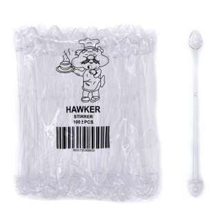MTRADE Disposable 5 Inch Clear Plastic Stirrers