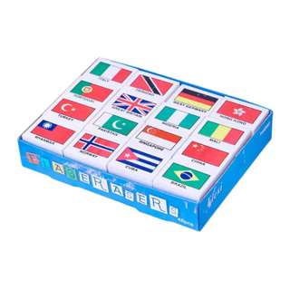 MTRADE MTRADE MTRADE Flag Erasers - Country MTRADE MTRADE MTRADE Flag Erasers - Country