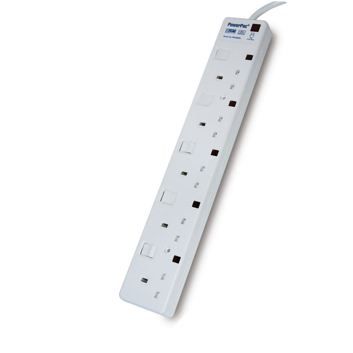 PowerPac 5 Way 3M Extension Cord - (PP3885N)