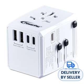 PowerPac Travel ADPT 2xUSB-A+3xUSB-C|65W USB Charger (PP7977)