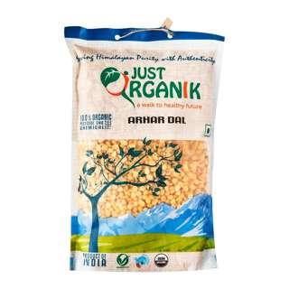Just Organik Organic Tur/Toor Dal (Arhar Dal)