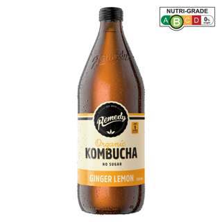 Remedy Organic Kombucha - Ginger & Lemon