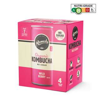 Remedy Organic Kombucha - Wild Berry